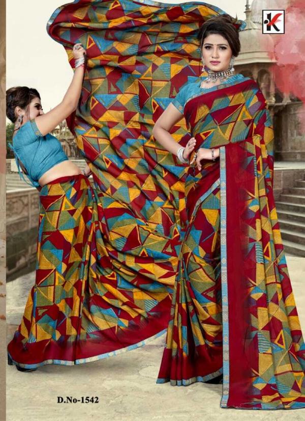 Kodas G-Mail Vol 95 Fancy Printed Saree